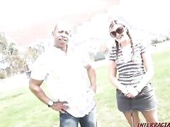 Young daughter in hard interracial fucking