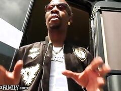 outofthefamily hot teen convinces step-dad to bring her to a rap festival